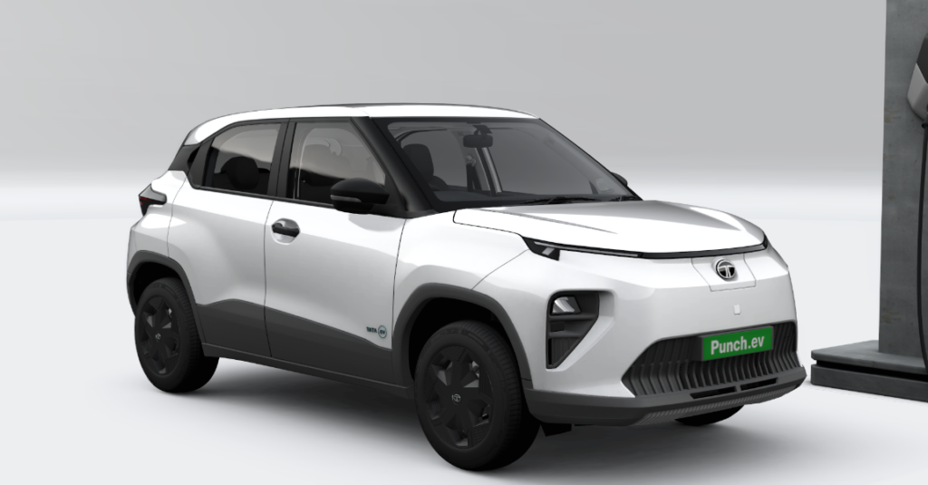 Base Variant Exterior of Tata Punch EV Facelift
