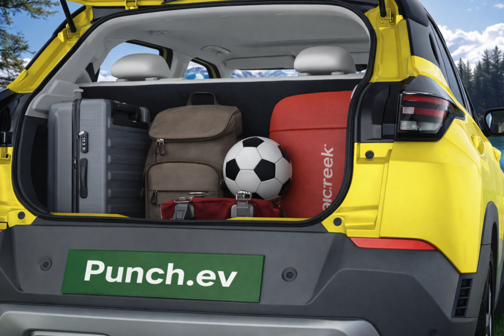 Tata Punch EV Facelift Bootspace