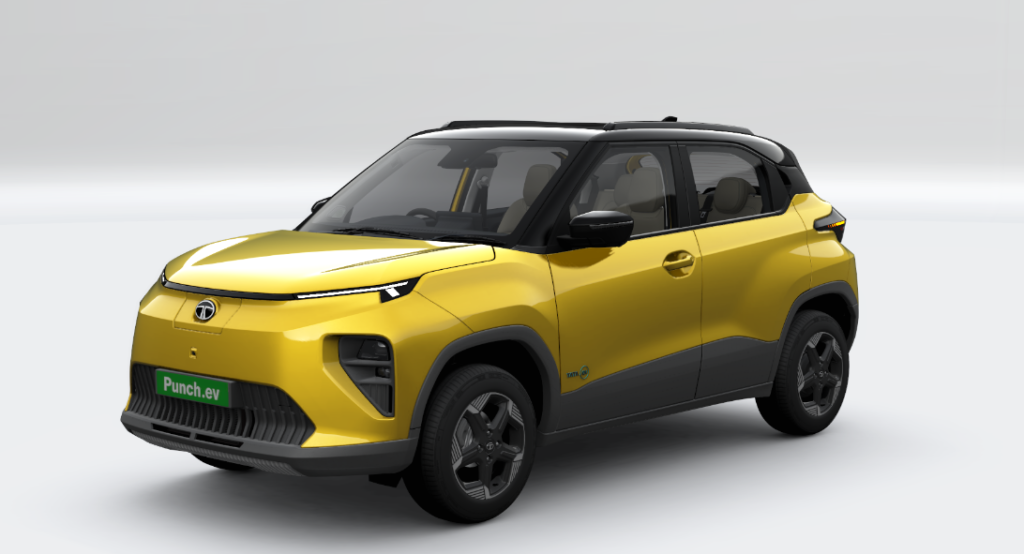 Top Variant Exterior of Tata Punch EV Facelift